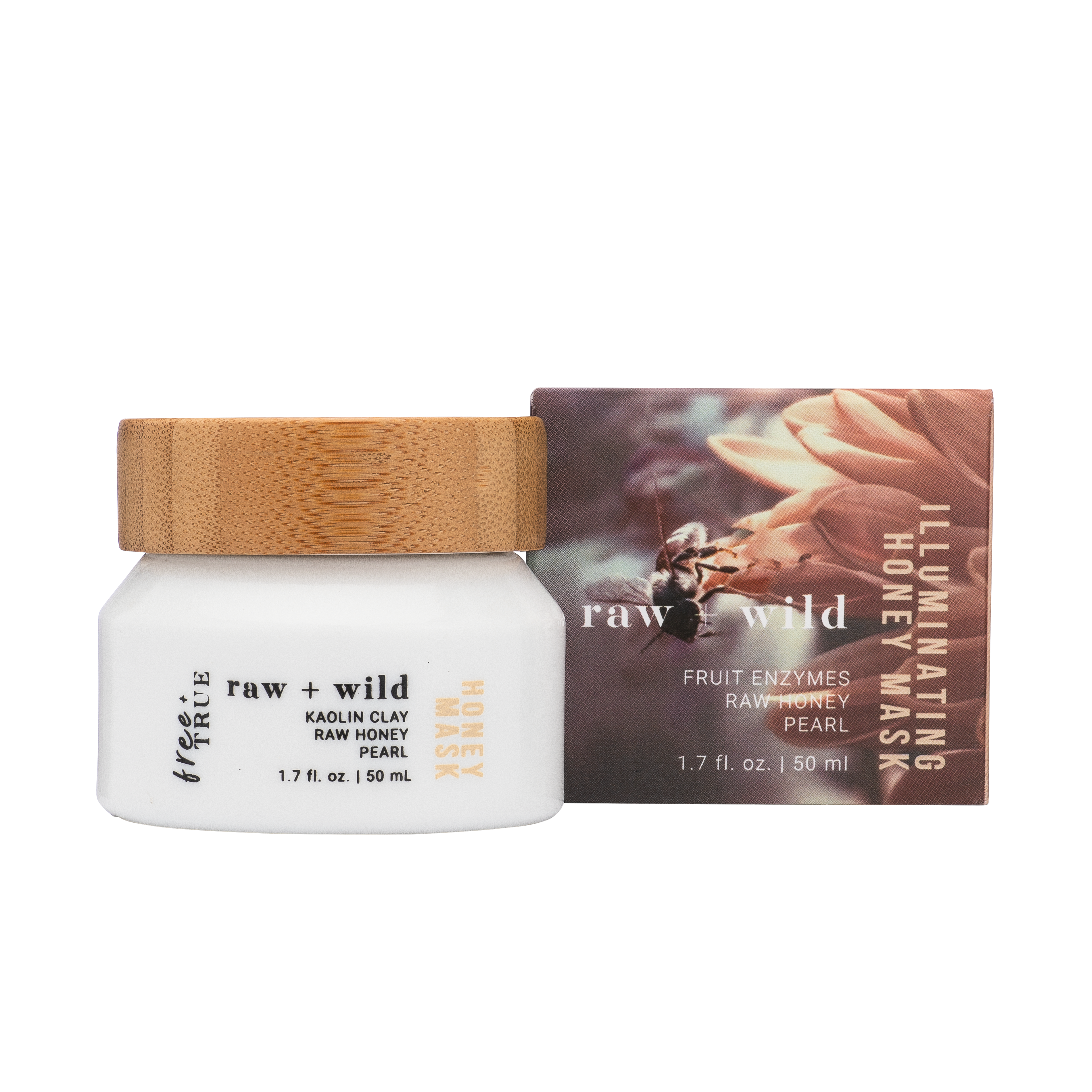 Raw + Wild - Máscara iluminadora de miel (1.7 fl oz)