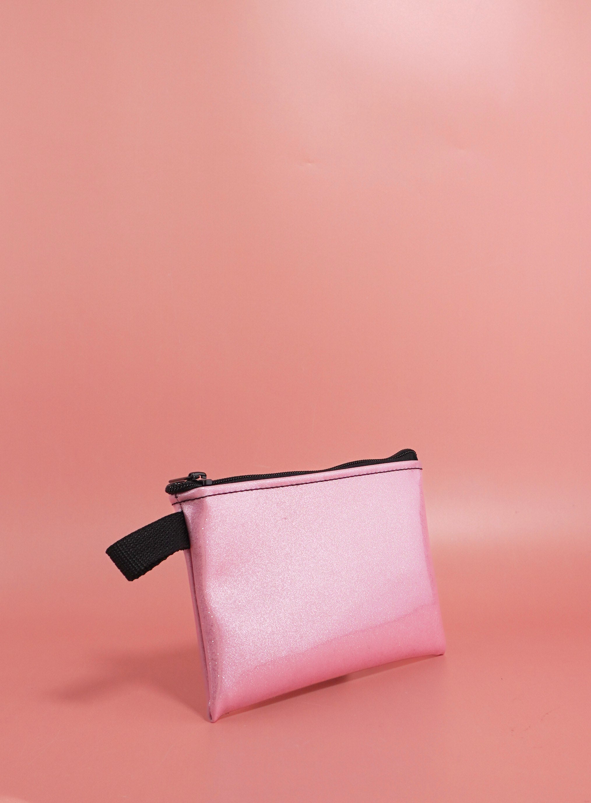 Small Pink Sparkle Pouch