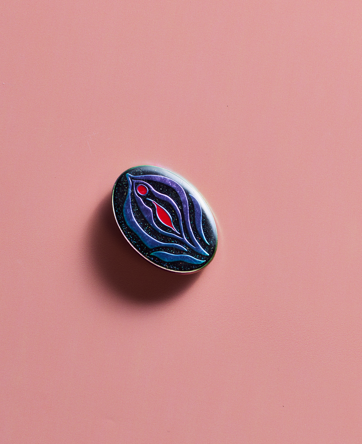 Galaxy Flower Pin