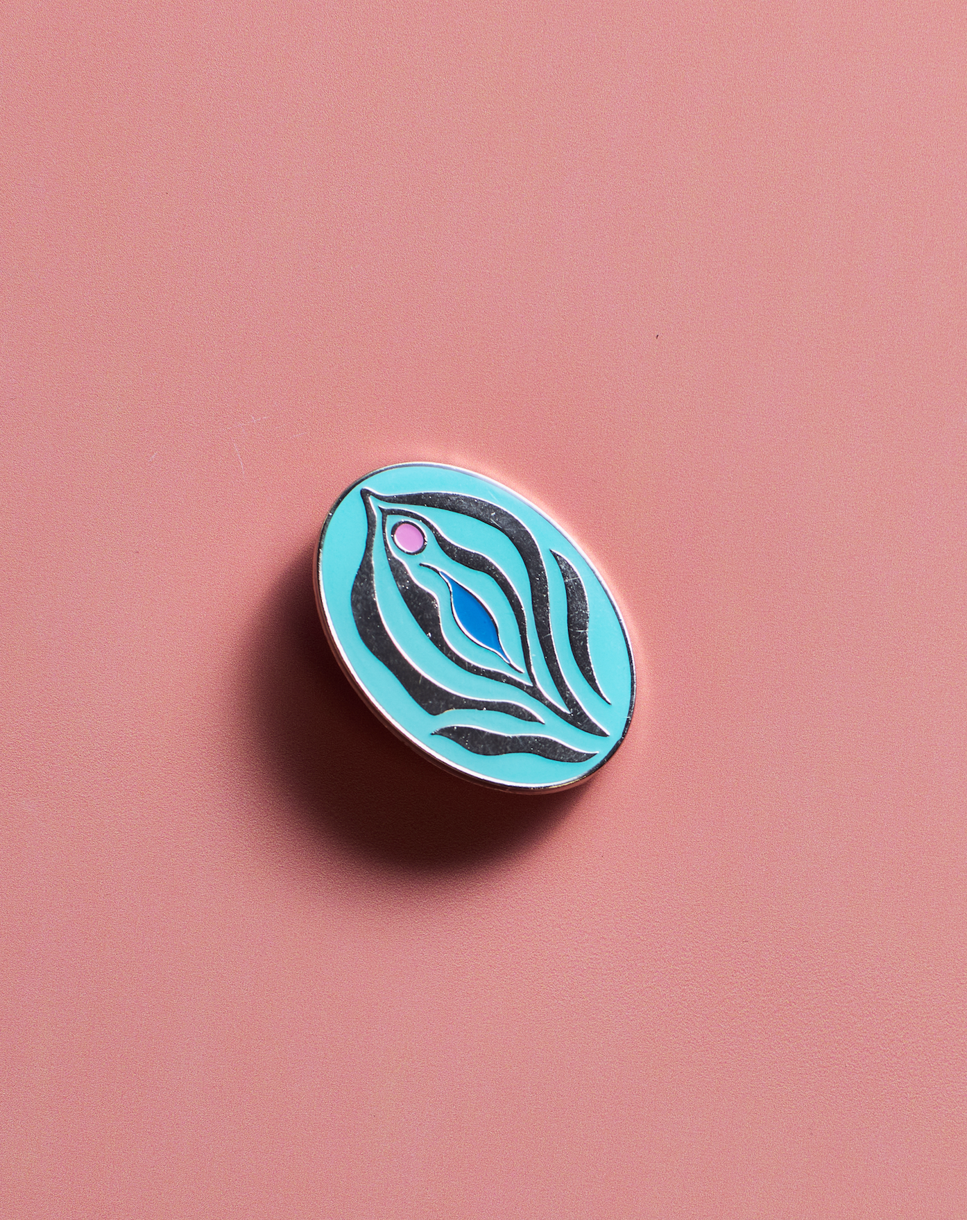 Turquoise Flower Pin